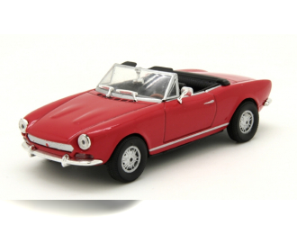 FIAT 124 Sport Spyder, Legendarne Samochody 16, красный