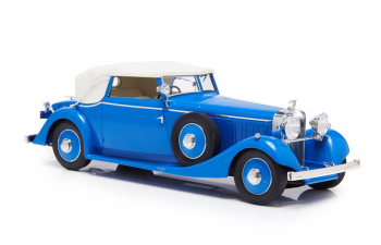 HISPANO SUIZA J12 Drophead-Coupé Fernandez Darrin roof closed (1934), blue