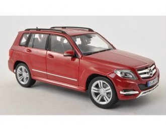 MERCEDES-BENZ GLK-class 2012 рестайлинг, красный