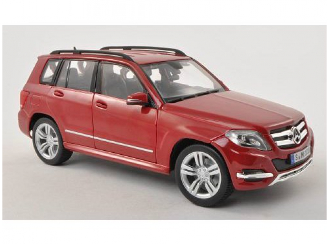 MERCEDES-BENZ GLK-class 2012 рестайлинг, красный