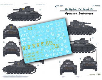 Декаль Pz.Kpfw. IV Ausf. D - Operation Barbarossa