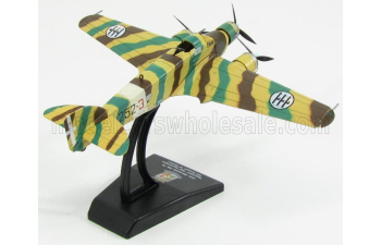 SIAI Marchetti Sm79 Sparviero Bpmbardiere 252th Squadriglia 104th Gruppo 46th Stormo Military Airplane 1935 11cm X 14.5cm, Military Camouflage