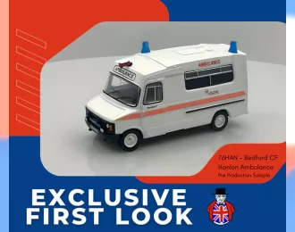 BEDFORD CF Hanlon, Merseyside Ambulance Service (1978), white