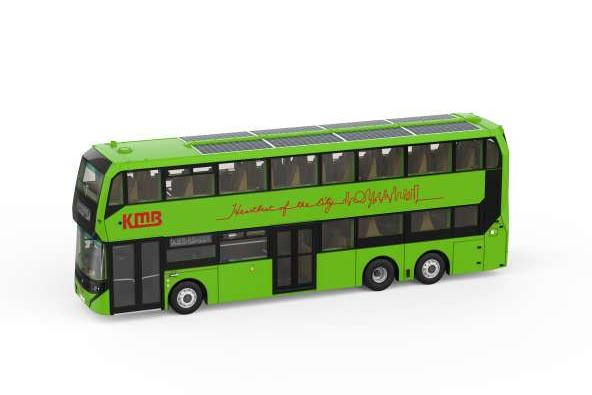KMB ADL Enviro500EV (1A), green