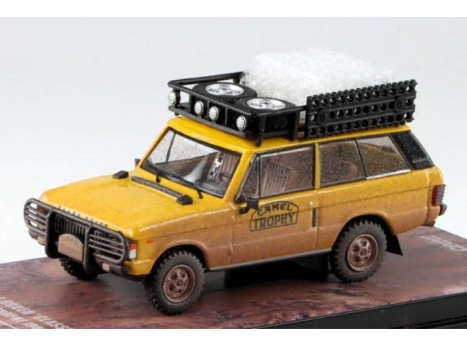 RANGE Rover Classic Camel Trophy со следами эксплуатации (1982), желтый