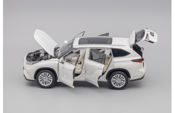 TOYOTA Highlander, white metallic