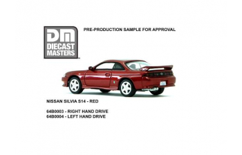 NISSAN Silvia S14 LHD (1994), red