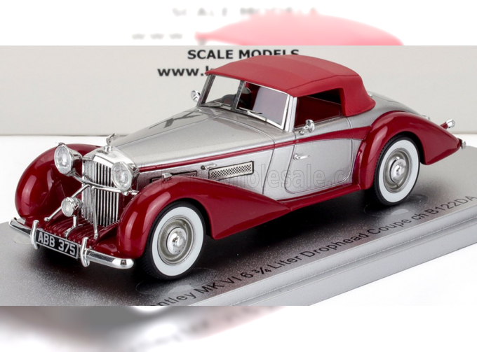 BENTLEY Mkvi Drophead Ch.b122da Coupe Cabriolet Closed (1949), Silver Red