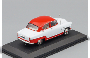 SIMCA Aronde Elysee-Matignon 1957, white / red