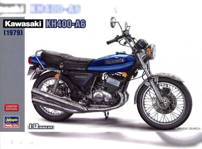 Сборная модель KAWASAKI Kh400-a6 Motorcycle 1979