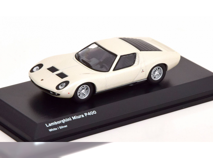 LAMBORGHINI Miura P400 (1966-1969), white metallic
