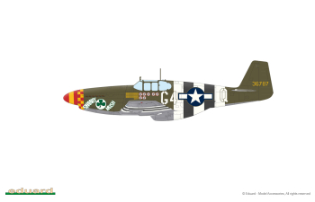 Сборная модель P-51B Mustang Birdcage Canopy - The ProfiPACK Edition