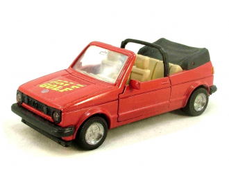 VOLKSWAGEN Golf Cabrio Closed West Germany, red