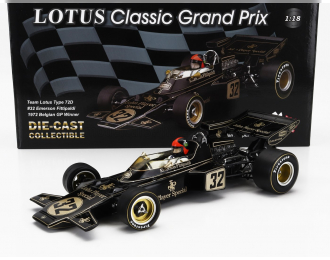 LOTUS F1 72d Team Lotus Jps John Player Special №32 World Champion Winner Belgium Gp (1972) Emerson Fittipaldi, Black Gold