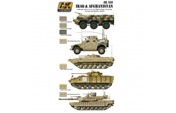 Набор акриловых красок IRAQ & AFGHANISTAN SET (6 красок) (Ирак и Афганистан)