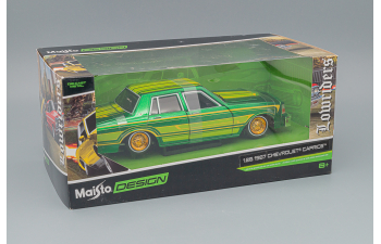 1987 Chevrolet Caprice Lowrider, Green metallic/yellow