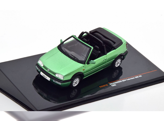 VOLKSWAGEN Golf 3 Convertible (1993), Metallic Green