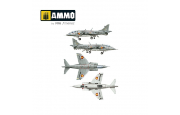 Сборная модель британский истребитель Harrier AV-8S Matador - Испанская, американская, британская версии