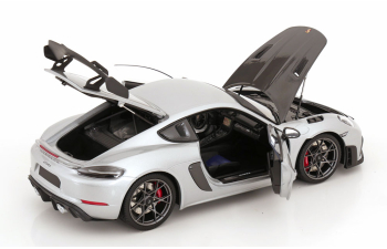 PORSCHE Cayman Gt4 Rs Weissach Package (2024), Silver Black