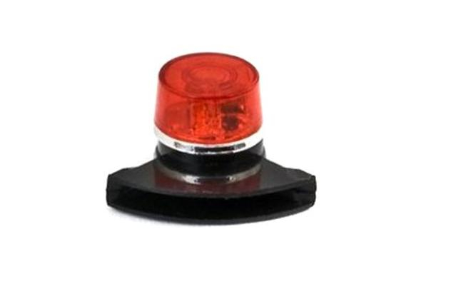 Проблесковый маяк Tesla AZD 500/501, красный с черной сиреной