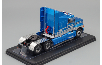 FORD Aeromax Tractor Truck 3-assi (1990), Light Blue Met Silver