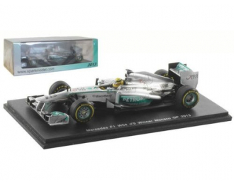 MERCEDES-BENZ No9 Победитель Monaco GP Nico Rosberg (2013), silver