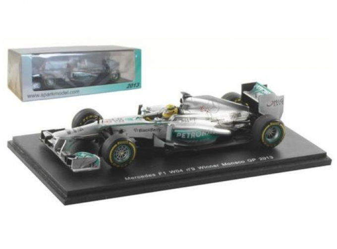 MERCEDES-BENZ No9 Победитель Monaco GP Nico Rosberg (2013), silver