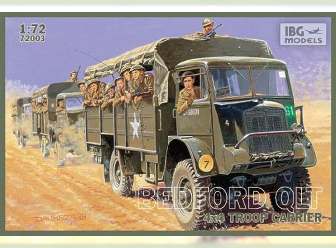 Сборная модель Bedford QLT Troop Carrier