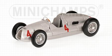 AUTO Union Typ D Winner Tazio Nuvolari British GP, silver