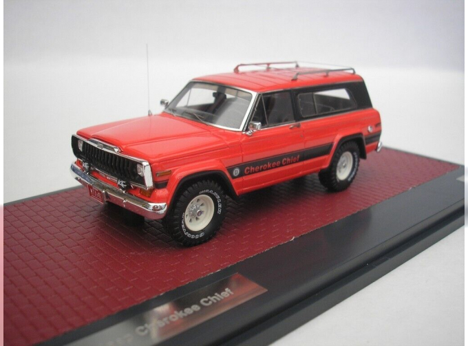 JEEP Cherokee Chief (SJ) (1980-1983), red