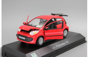 CITROEN C1, red