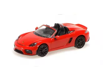 PORSCHE 718 (981) Spyder (2019), red