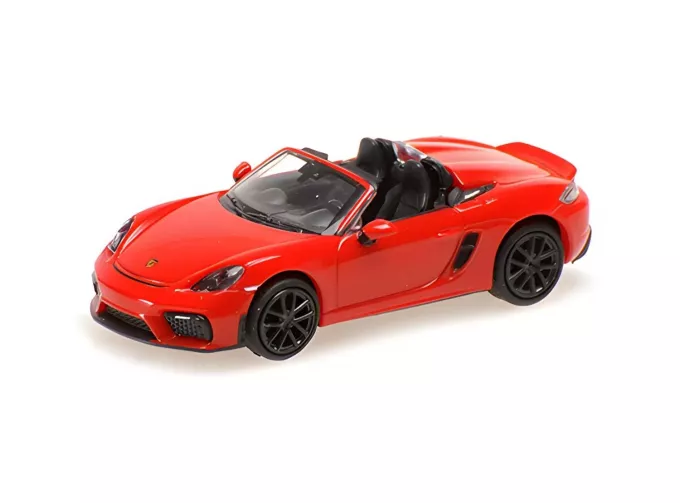 PORSCHE 718 (981) Spyder (2019), red