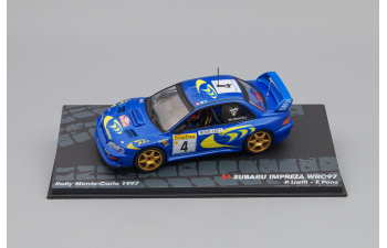 SUBARU Impreza WRC97 P.Liatti - F.Pons #4 Rally Monte-Carlo 1997, blue