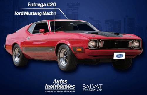 FORD Mustang Mach 1 (1973), red / black