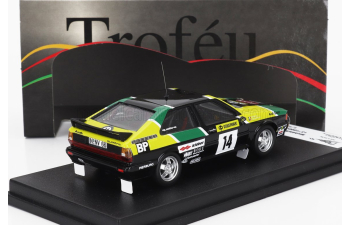 AUDI Quattro (night Version) №14 Rally 1000 Lakes (1981) Michele Mouton - Fabrizia Pons, Black Yellow Green