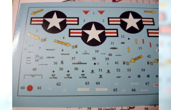 Декаль A-4E/F Skyhawk stencils