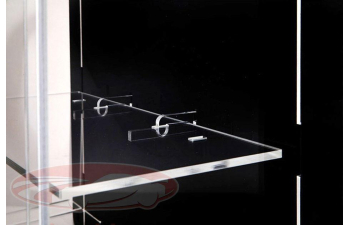 Акриловая витрина для 2 моделей автомобилей, черный