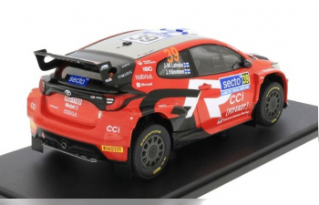 TOYOTA Yaris Gr Rally2 Hybrid Team Toyota Gazoo Racing Wrt №39 6th Rally Finland (2024) Jari Matti Latvala - Juho Hanninen, Red