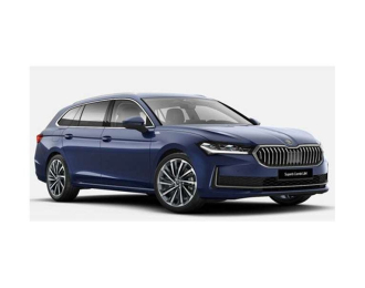 SKODA SUPERB COMBI Station Wagon (2024), cobalt blue