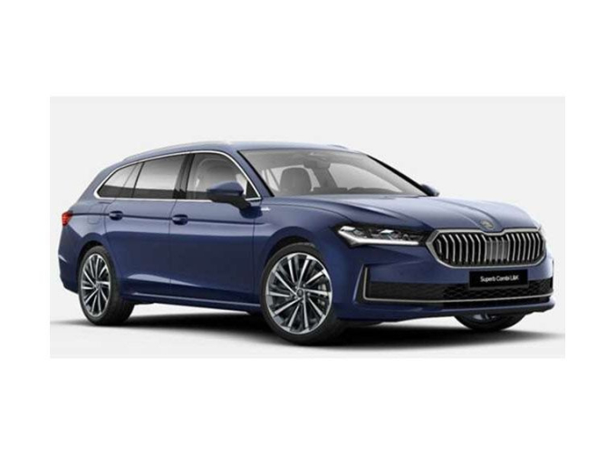 SKODA SUPERB COMBI Station Wagon (2024), cobalt blue