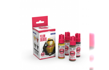 Набор акриловых красок QUICK GEN - Жёлтые солдаты / YELLOW SOLDIERS