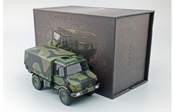 MERCEDES-BENZ Unimog U1300L (Br.435) Military Truck, three-color camouflage