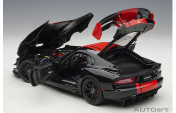 Dodge Viper 1:28 Edition ACR - 2017 (black with red stripes)