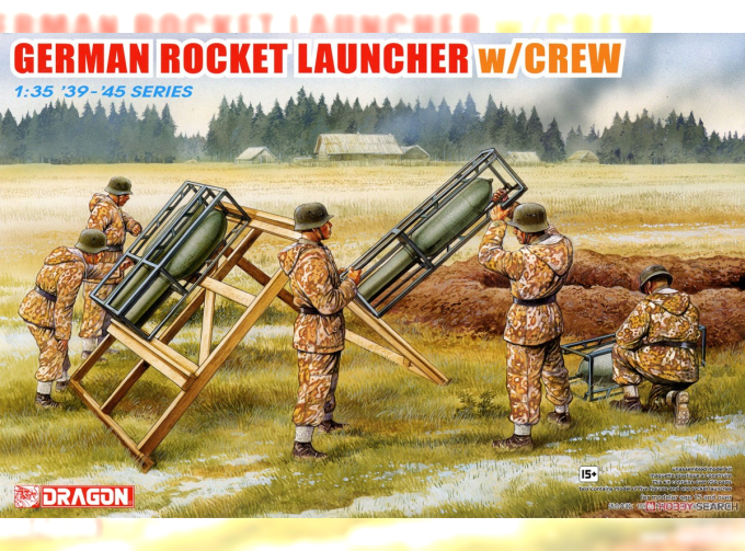 Сборная модель German Rocket Launcher w/Crew