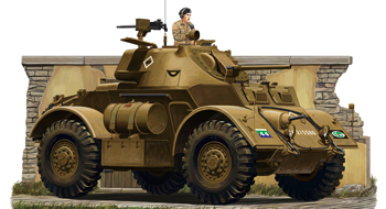 Сборная модель T17E1 Staghound Mk.I/Canadian 60lb rocket launch Version