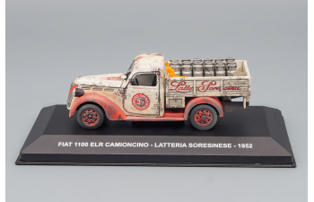 FIAT 1100 ELR Camioncino Latteria Soresinese (1952), red / creme