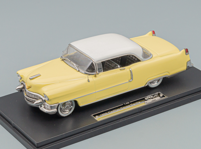 CADILLAC Coupe Deville (1955), yellow / white