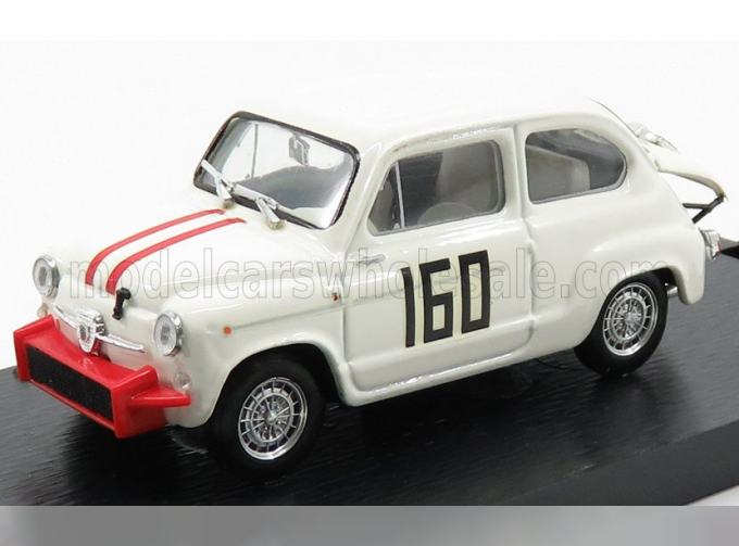 FIAT 600 850 TC ABARTH №160 PIEVE S.STEFANO (1962) PIERO FALORNI, WHITE