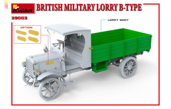 Сборная модель Автомобиль BRITISH MILITARY LORRY B-TYPE